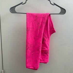 “Stay Gold” ZYIA Hot Pink Leggings